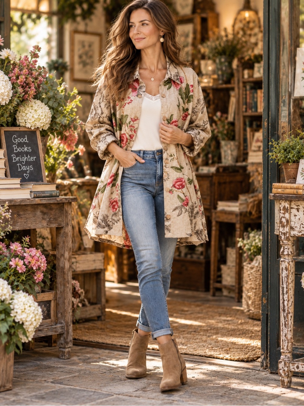Tantrums Vintage Embroidery Tapestry Jacquard Shirt